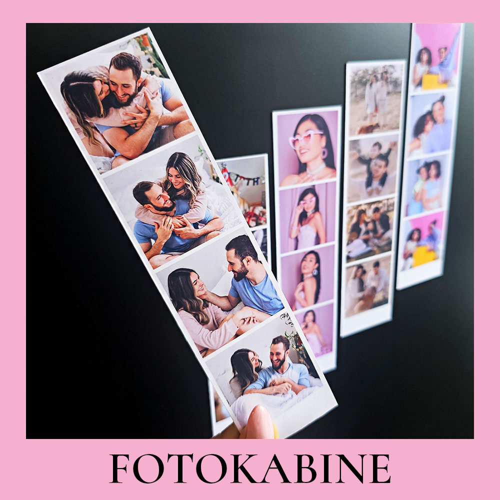 Flexible Fotomagnete Fotokabine in verschiedenen Größen – Individuell anpassbar für jeden Anlass