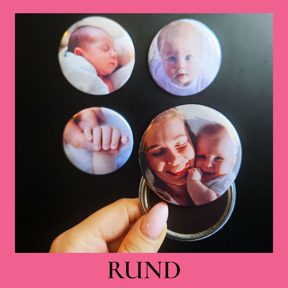 Kühlschrankmagnete - personalisierte Fotomagnete  – Individuell anpassbar für jeden Anlass