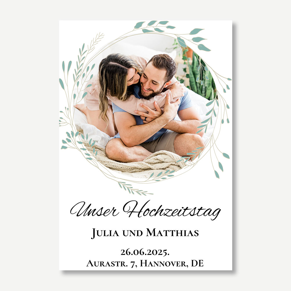 Flexible Fotomagnete - Hochzeitseinladung 10
