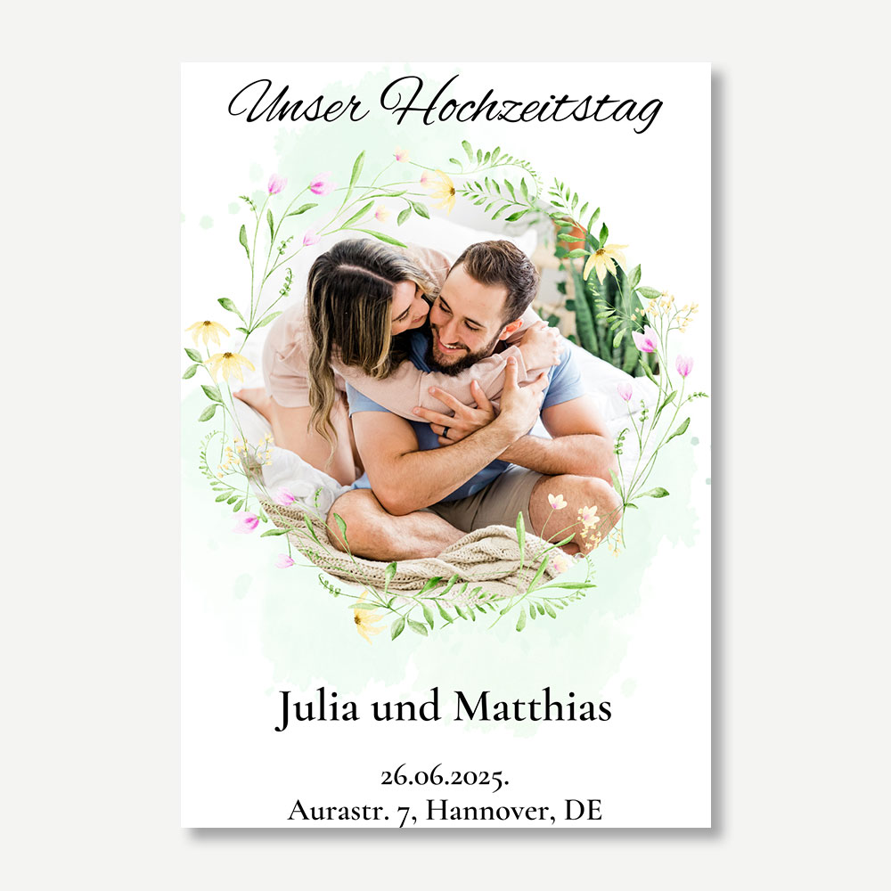 Flexible Fotomagnete - Hochzeitseinladung 13