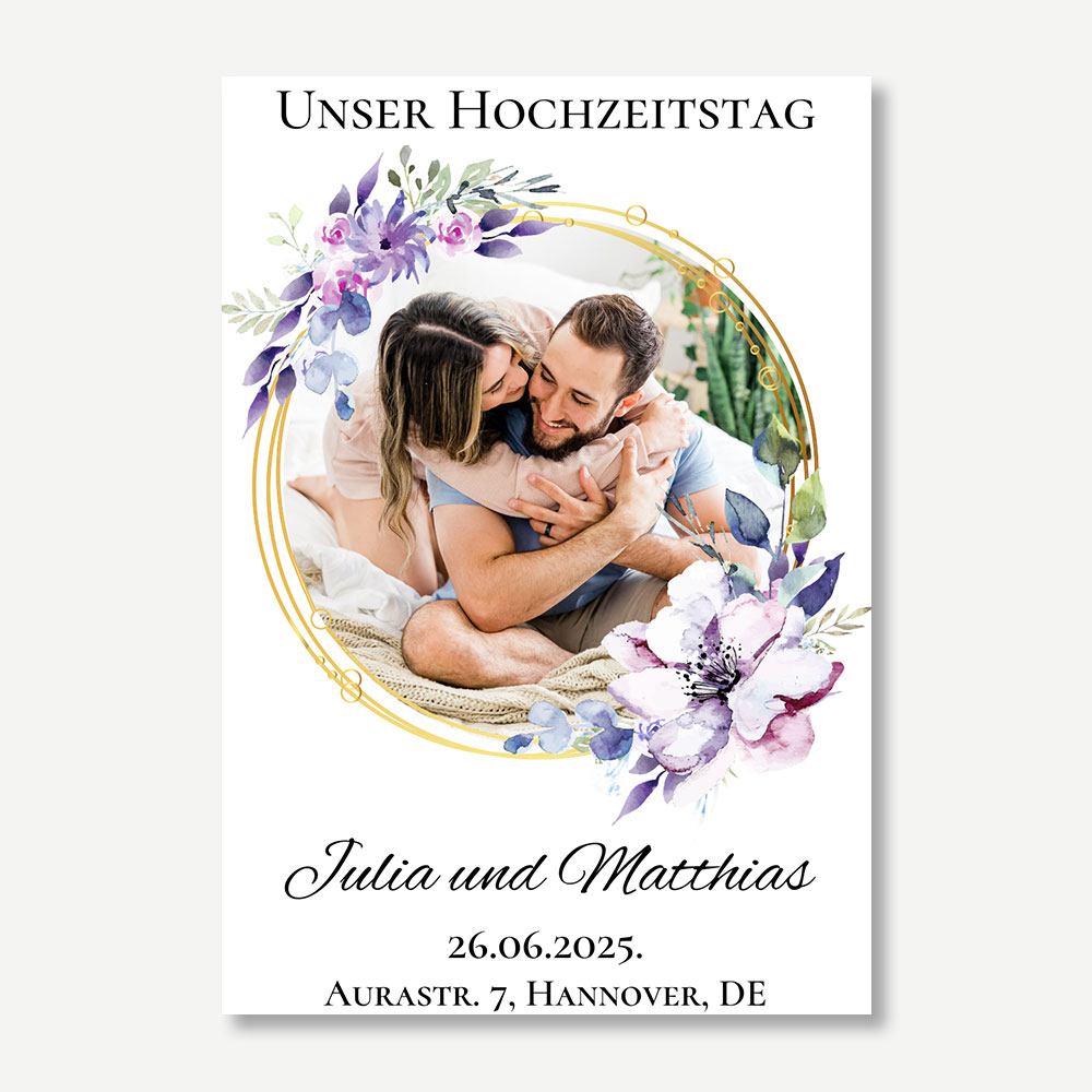Flexible Fotomagnete - Hochzeitseinladung 14