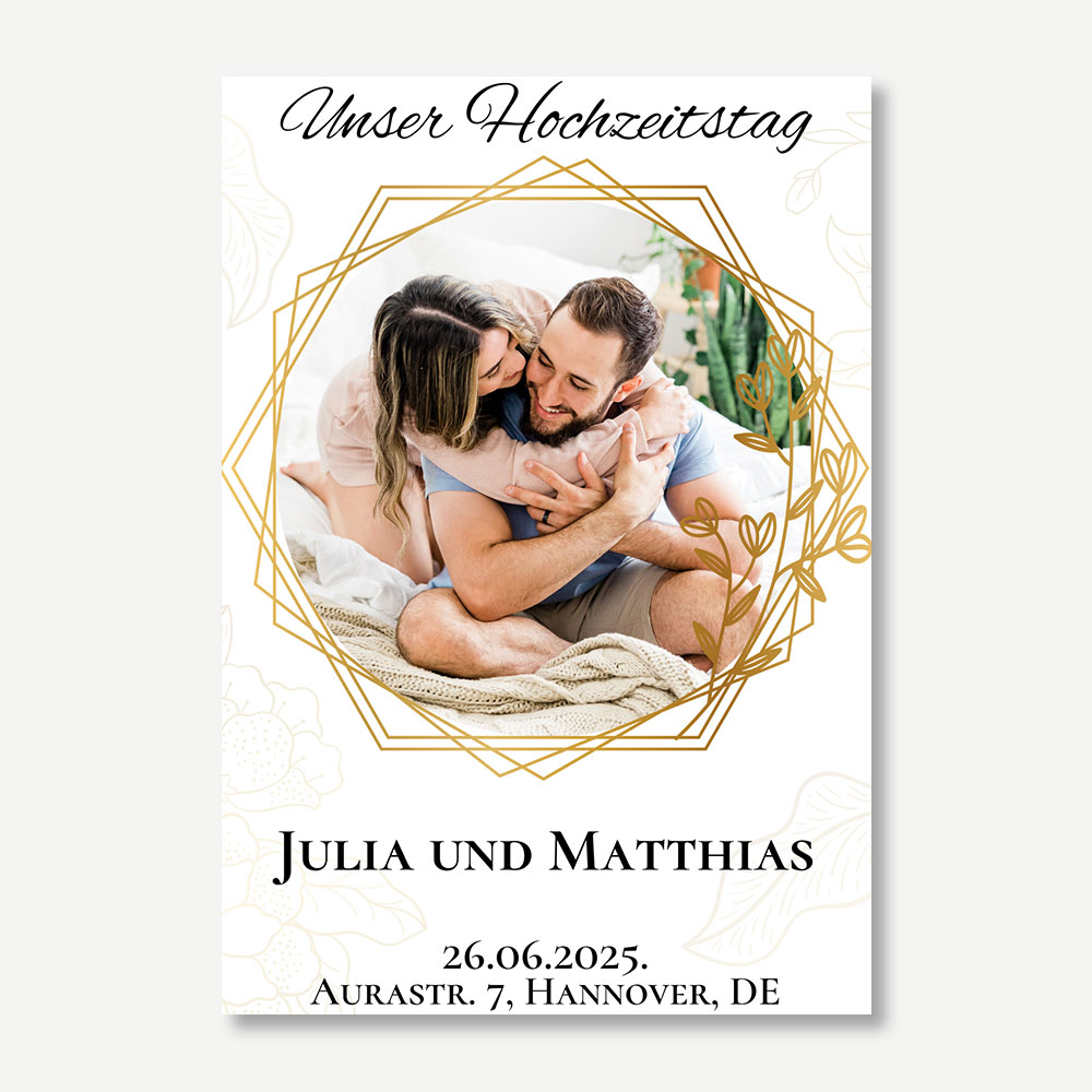 Flexible Fotomagnete - Hochzeitseinladung 15