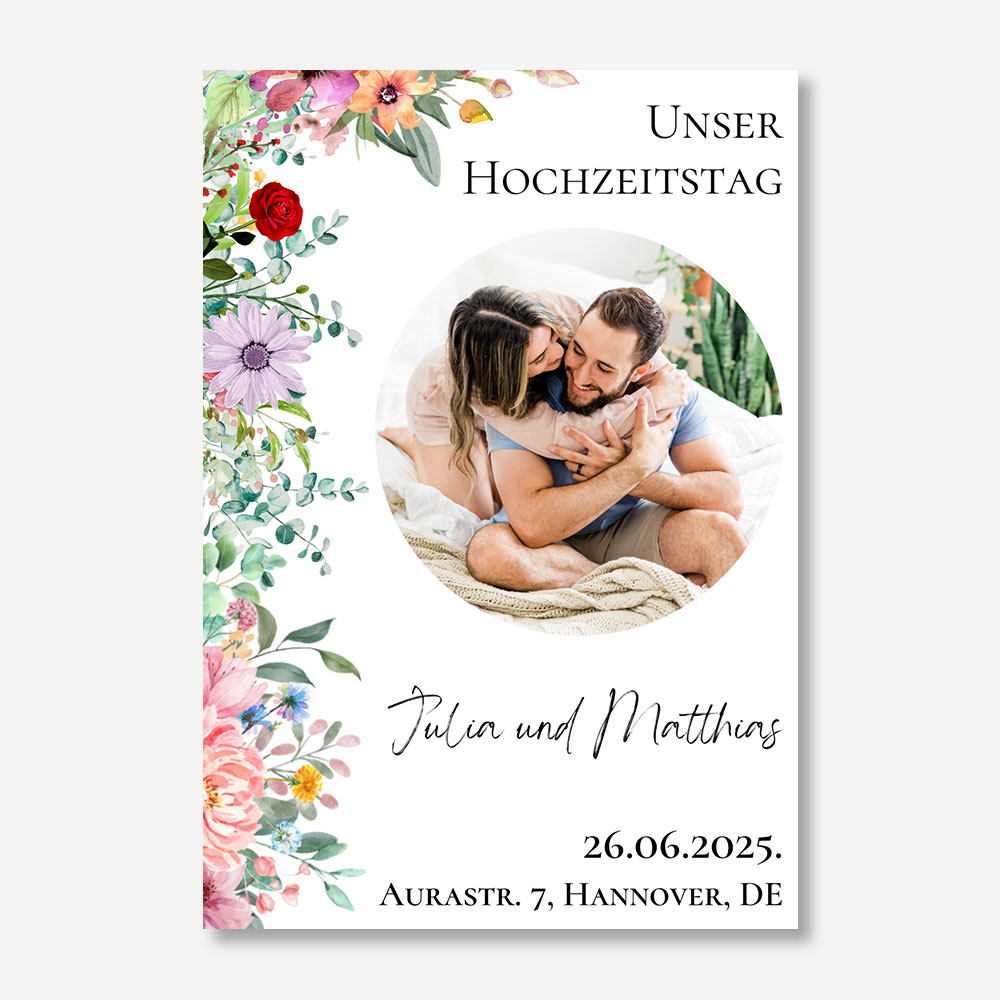 Flexible Fotomagnete - Hochzeitseinladung 16