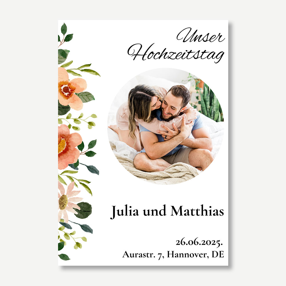 Flexible Fotomagnete - Hochzeitseinladung 17