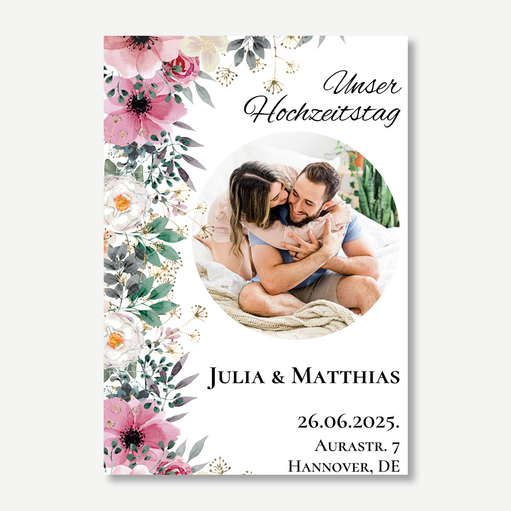 Flexible Fotomagnete - Hochzeitseinladung 19