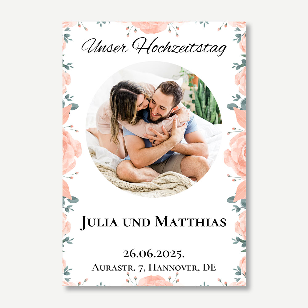 Flexible Fotomagnete - Hochzeitseinladung 21