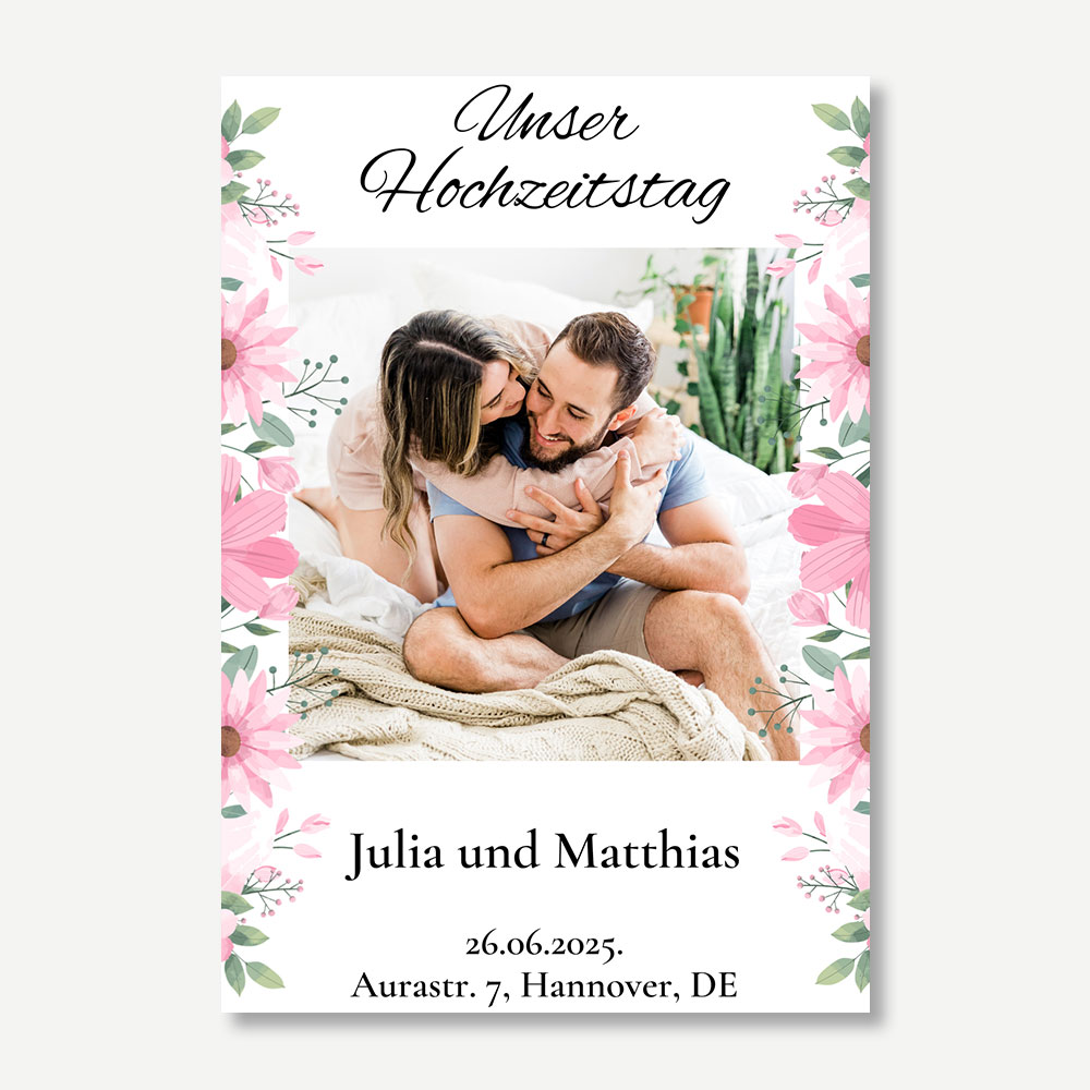 Flexible Fotomagnete - Hochzeitseinladung 23