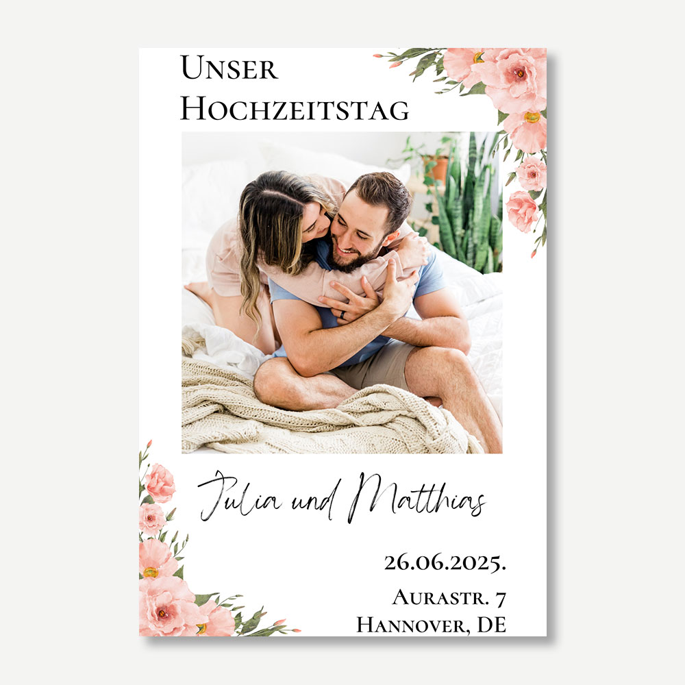 Flexible Fotomagnete - Hochzeitseinladung 24