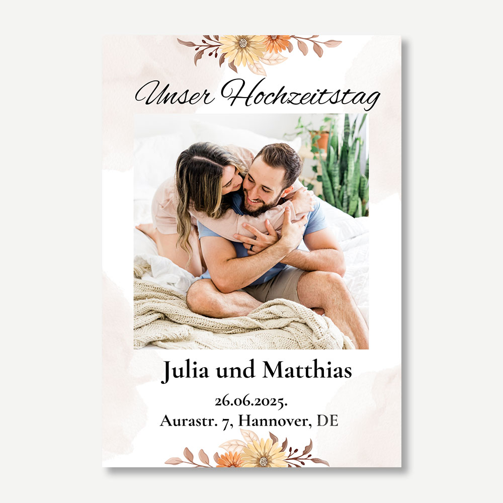 Flexible Fotomagnete - Hochzeitseinladung 26
