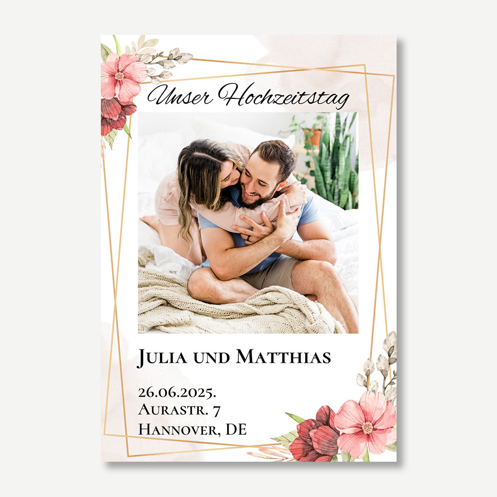 Flexible Fotomagnete - Hochzeitseinladung 27