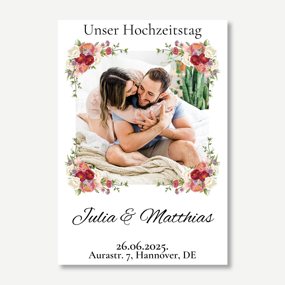 Flexible Fotomagnete - Hochzeitseinladung 29